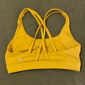 Lululemon energy sports bra - yellow size 6